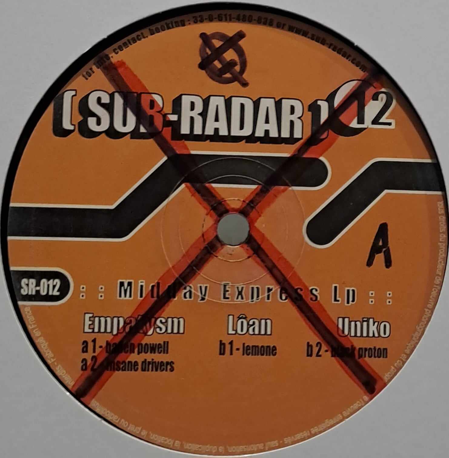 Sub-Radar Records 12 - vinyle ambient